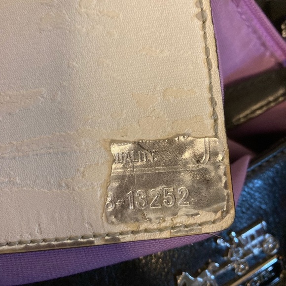 COACH 13252 Madison Parchment OP Satchel SHOULDERBAG tote black - Picture 9 of 10